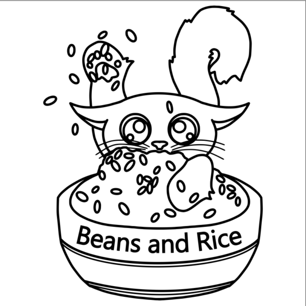 Kitty beans and rice